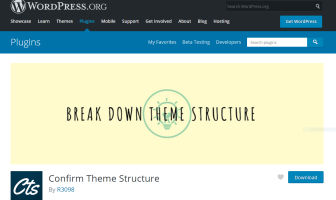 Confirm theme structure:プラグイン開発者のページ